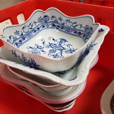 ../frankl24shop/Schale eckig tief groß Vintage